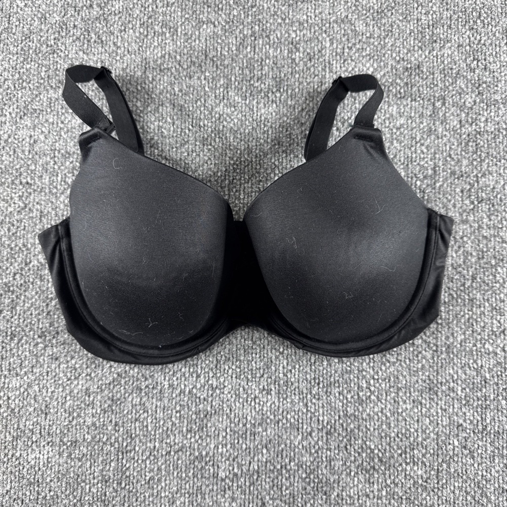 Auden Women's 36DD Black T-Shirt Bra Underwire Adjustable Straps Padded